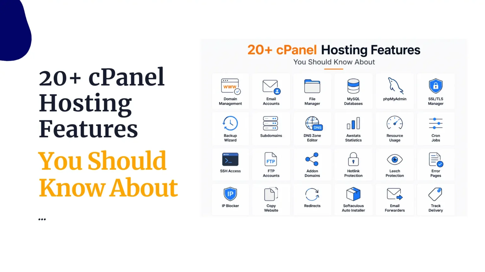 20+ cPanel Hosting Features You Should Know About