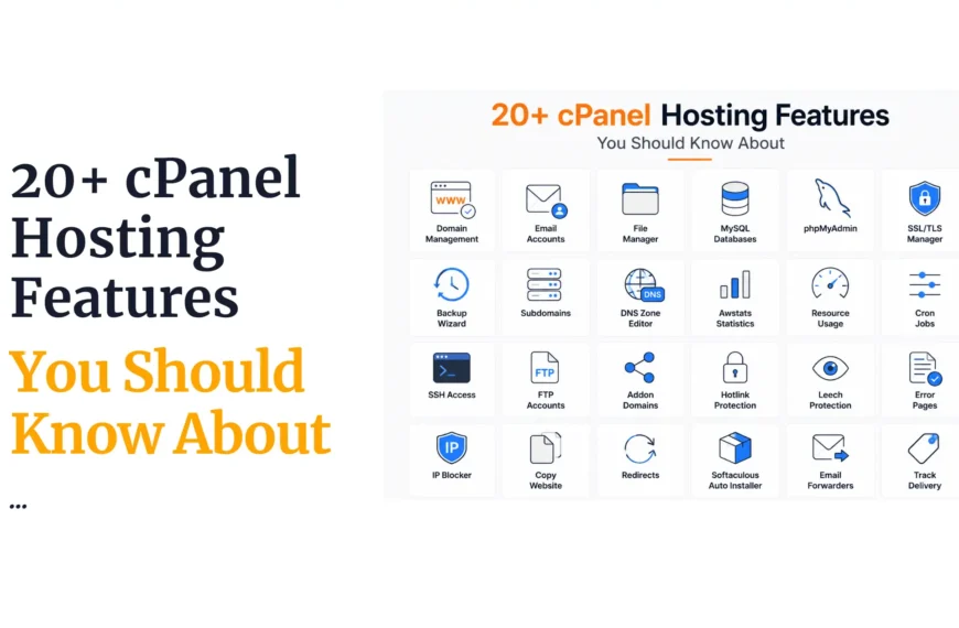 20+ cPanel Hosting Features You Should Know About