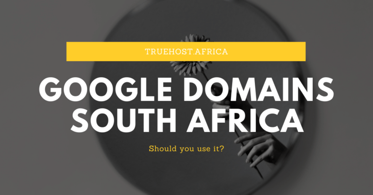 Google Domains South Africa