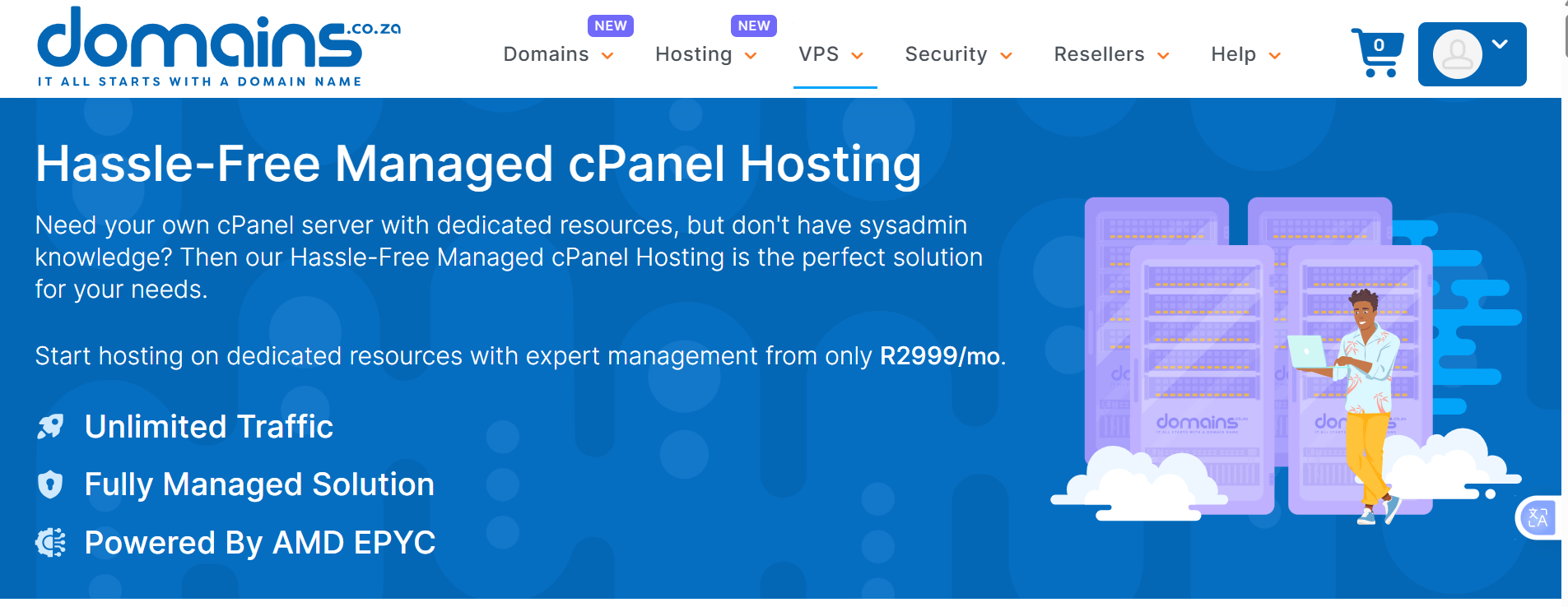 cPanel Hosting in South Africa 
