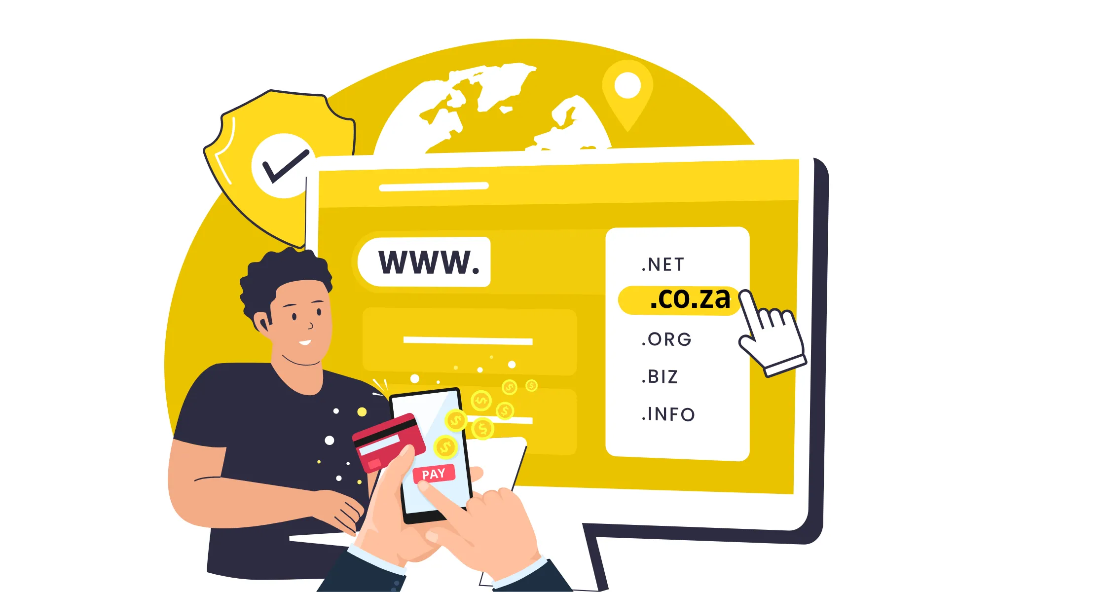 Complete Payment For Your Transfer a Domain from Web4Africa