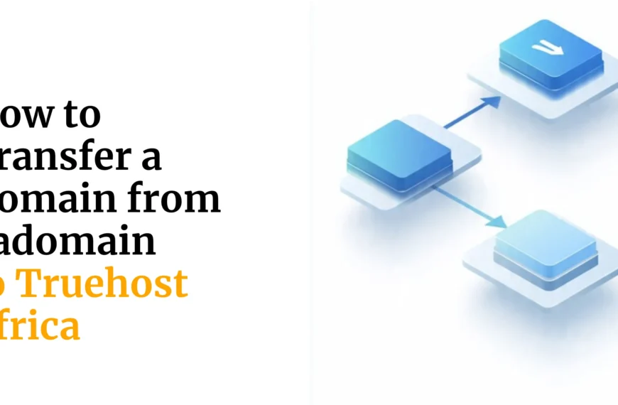 How to Transfer a Domain from Sadomain to Truehost Africa