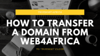 How to Transfer a Domain from Web4Africa