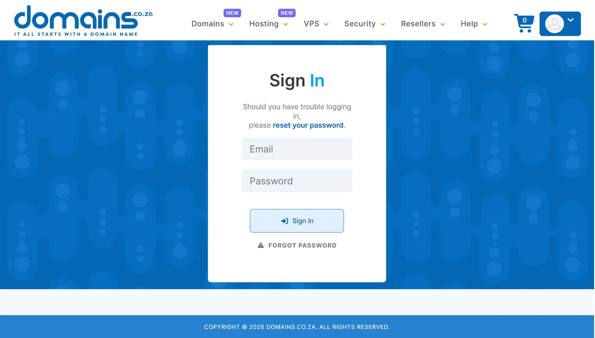 Transfer a Domain from Domains.co.za