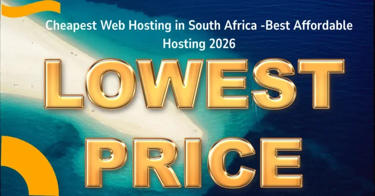 cheapest web hosting in south africa