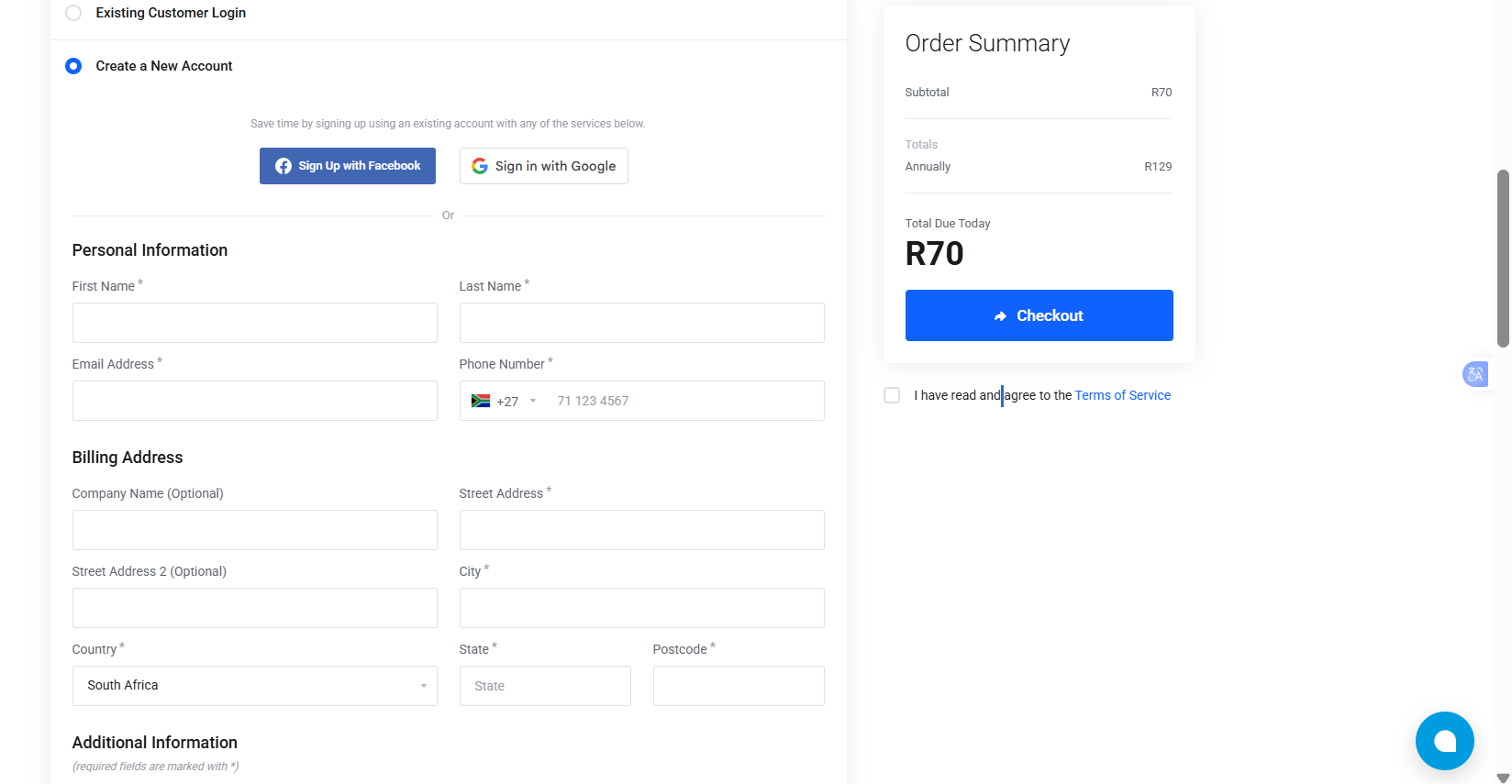 ZA Domain Name Requirements