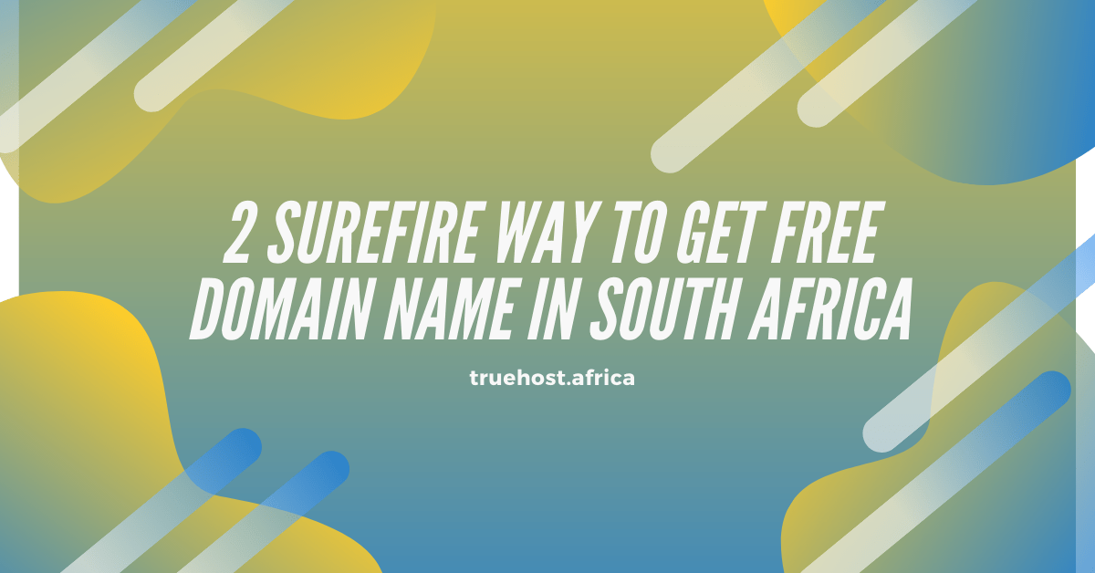 how to create your own email domain free south africa