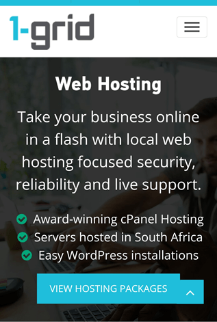 1-grid web hosting with best database deals in south africa