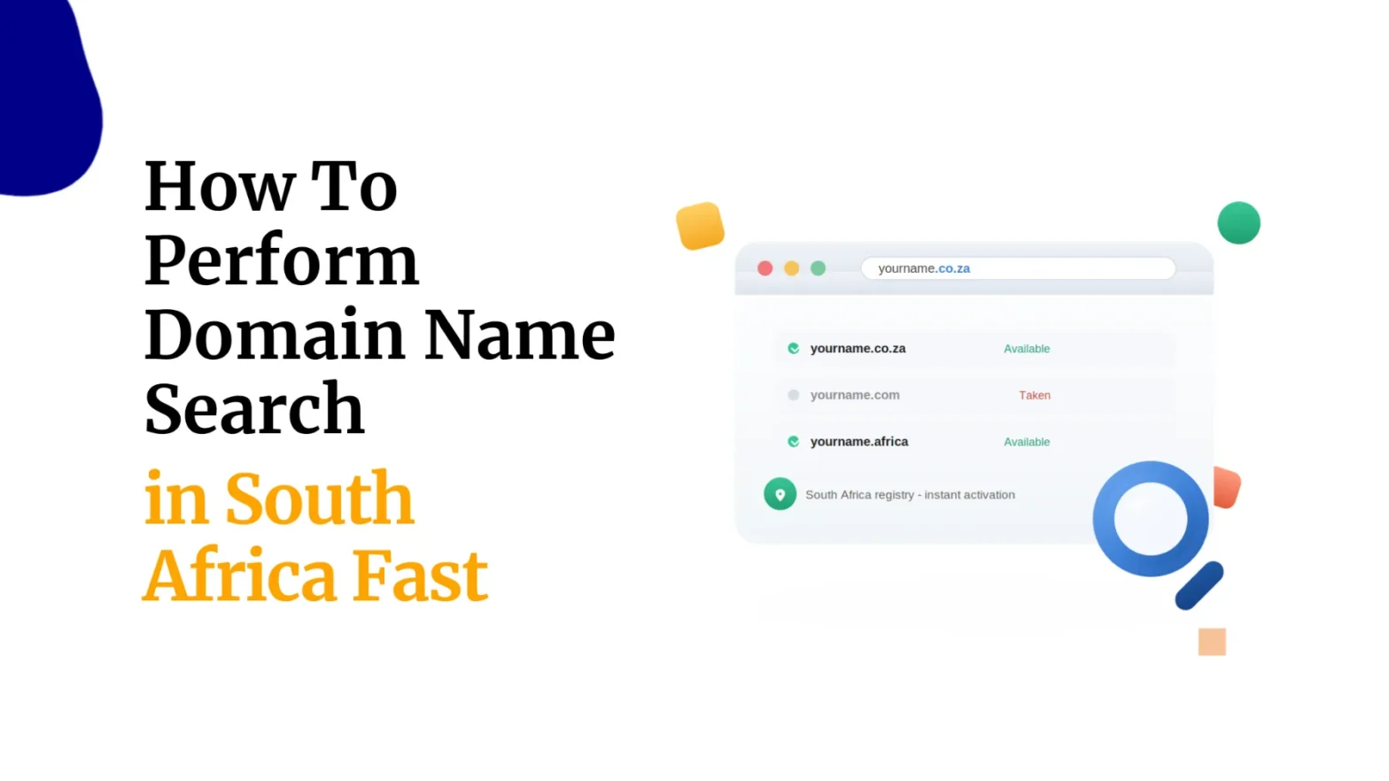 How To Perform Domain Name Search in South Africa Fast