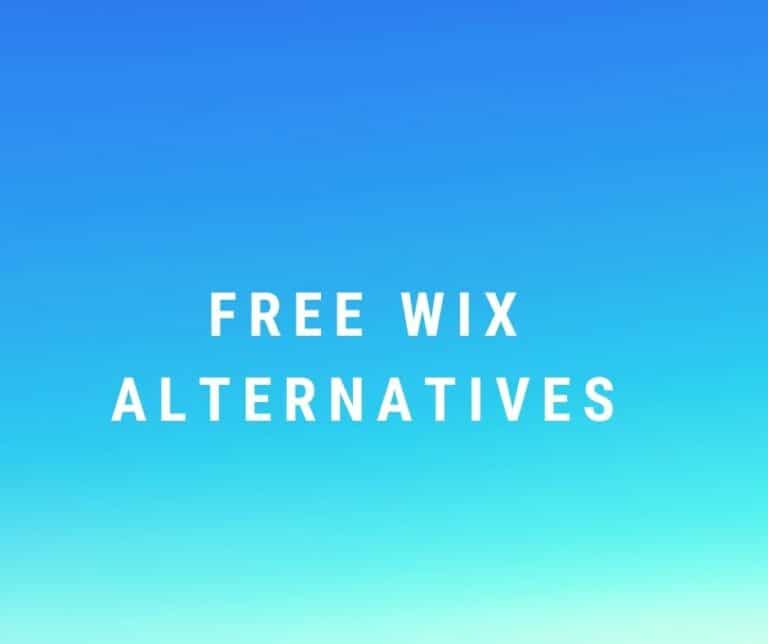 Free Wix Alternatives