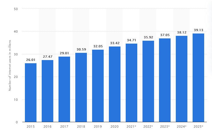 internet users in south africa