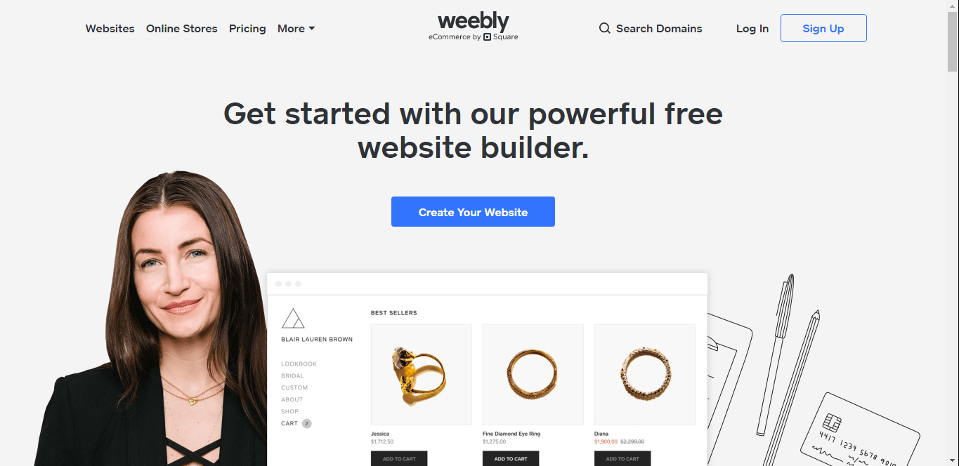 Weebly website builder