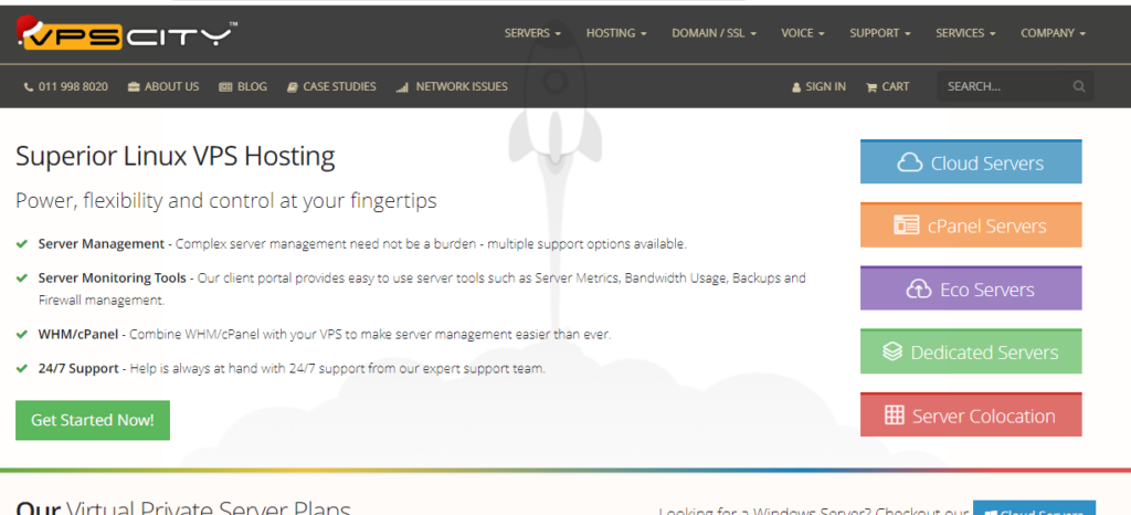 VPSCITY uses VMware for its VPS hosting across global datacenters.