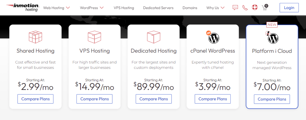 From shared servers to dedicated boxes, InMotion Hosting allows immense vertical scalability perfect for growing Joomla sites without migrations.