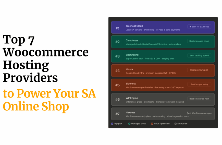 Top 7 WooCommerce Hosting Providers to Power Your SA Online Shop