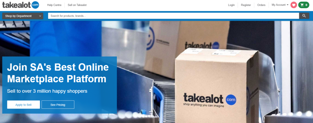 Takealot is the largest online marketplace in South Africa, with over 2,000 third-party sellers. 