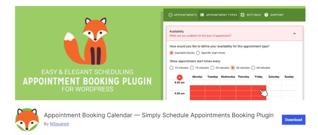 Simply Schedule Appointments lives up to its name. 