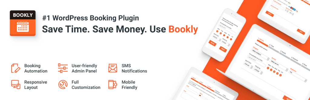 Bookly Pro is a premium plugin that's all about automation. 