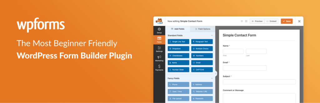 WPForms is primarily a form builder, but it also offers powerful booking features. 