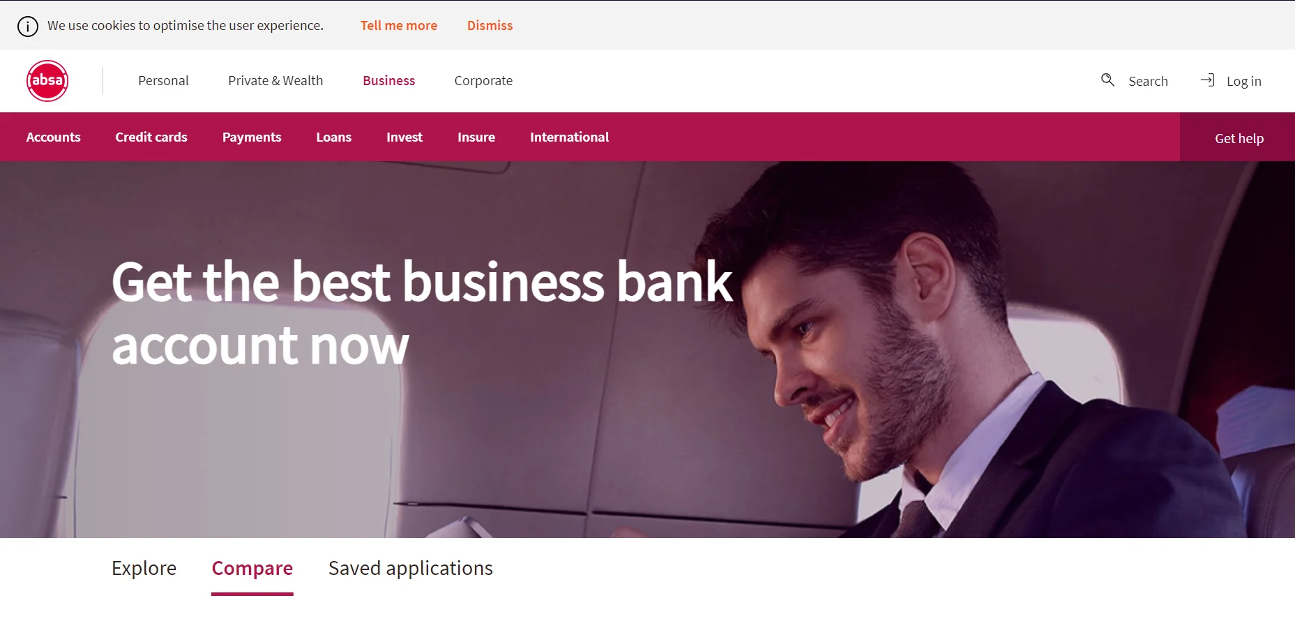 Absa business evolve account