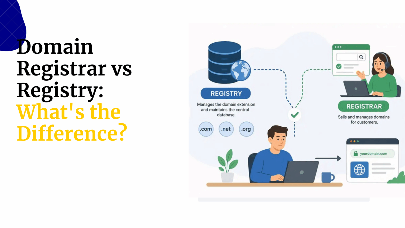 Domain Registrar vs Registry: What's the Difference?