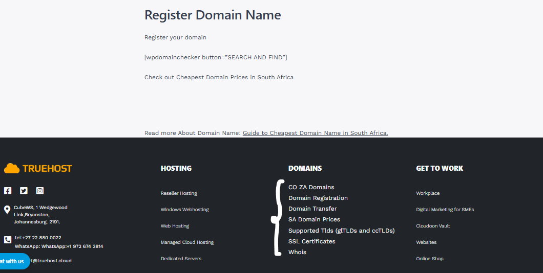 Domain management