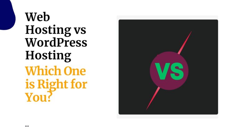 Web Hosting vs WordPress Hosting