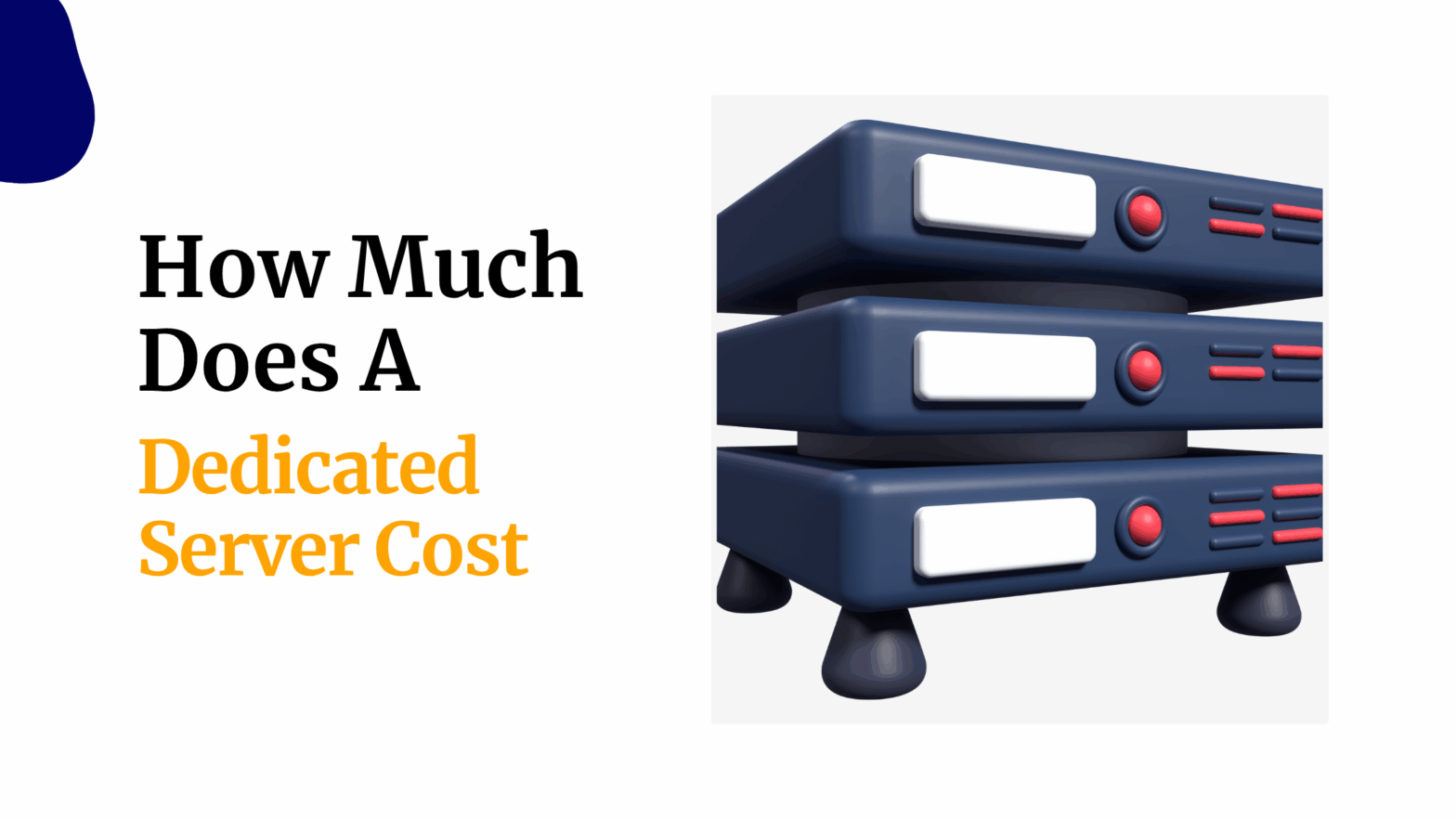 how much does a dedicated server cost