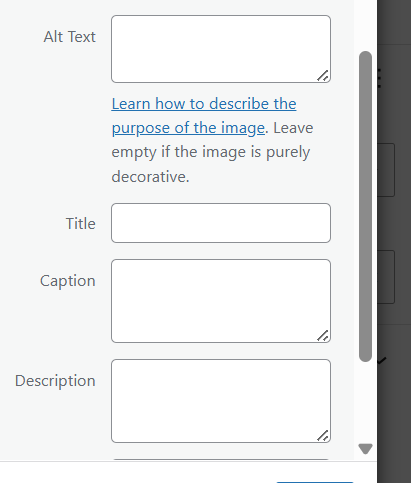 WordPress Block Editor: What It Is and How to Use It 11 A Screenshot of image block settings