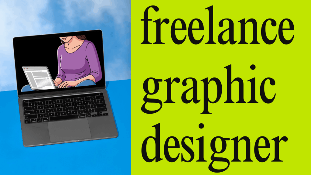 Freelance Portfolio Website in Lime Green Blue Black Bold Dynamic Style