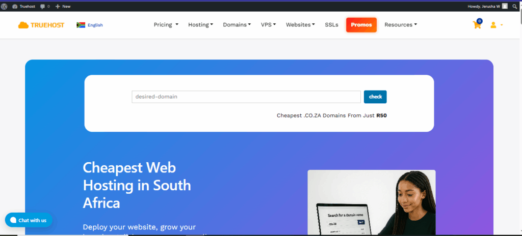Registering Your .co.za Domain