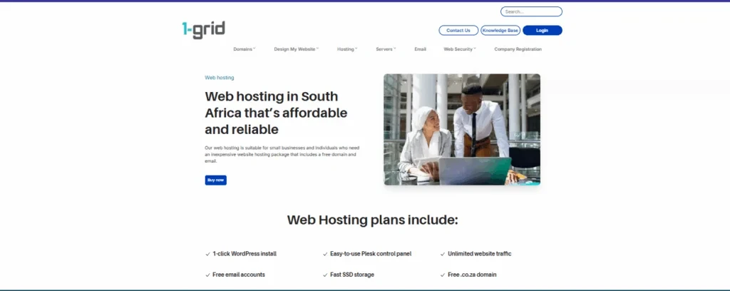 10 Best Web Hosting Providers in South Africa (2026 Rankings) 6 1-grid Web hosting