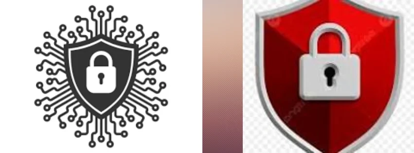 Closed padlock in shield for realible hosting services