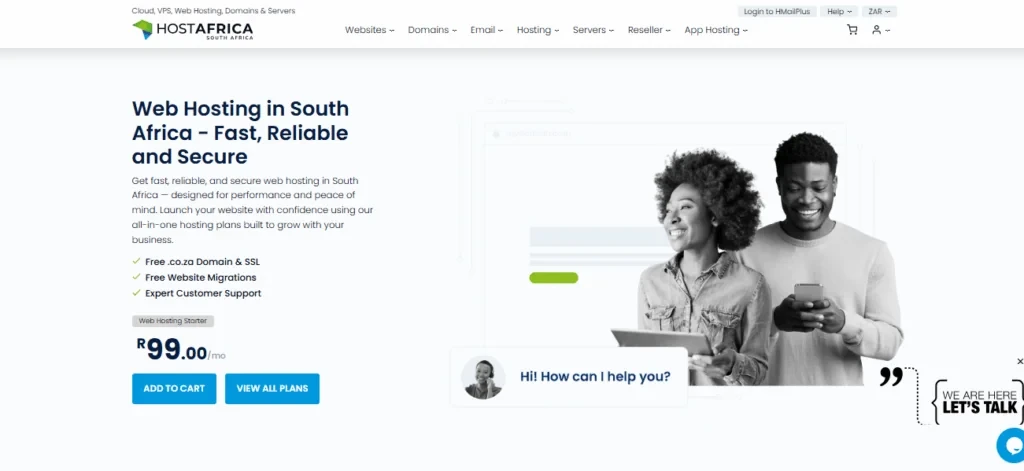 Hostafrica cloud service