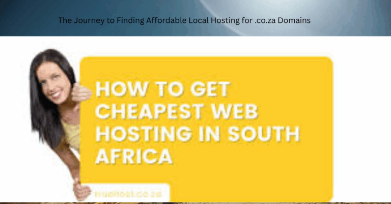Blog 5 Local hosting infrastructure
