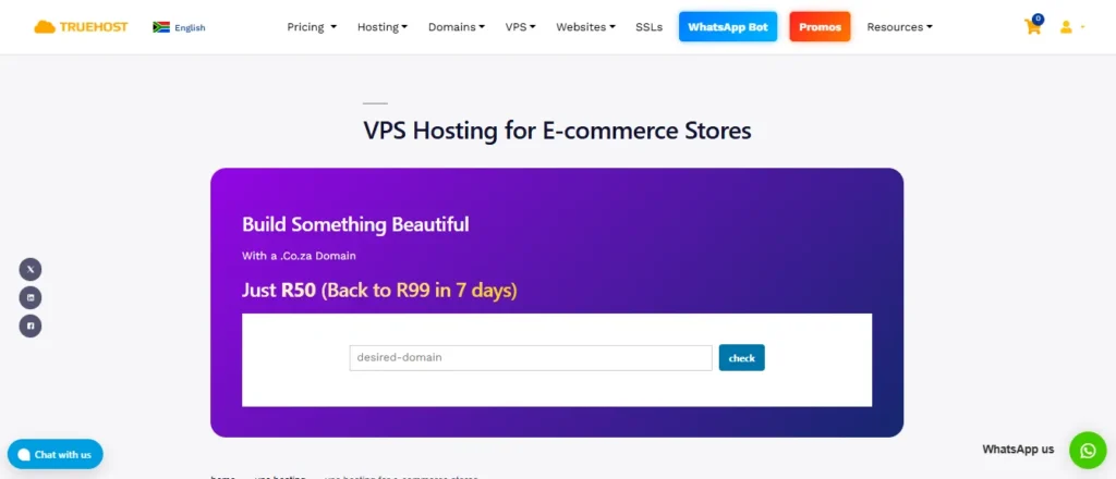 Truehost ecommerce- best ecommerce hosting