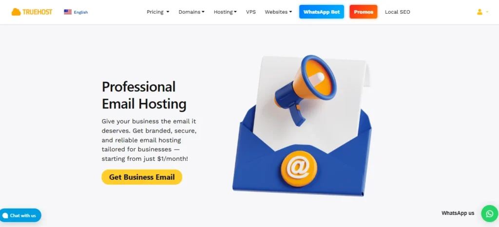Truehost email hosting is the best email hosting in SA