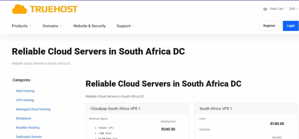 Rand-based cloud hosting : Top 5 Cloud Hosting Providers zero Exchange Risks 2 Truehost reliable cloud hosting-Rand-based cloud hosting