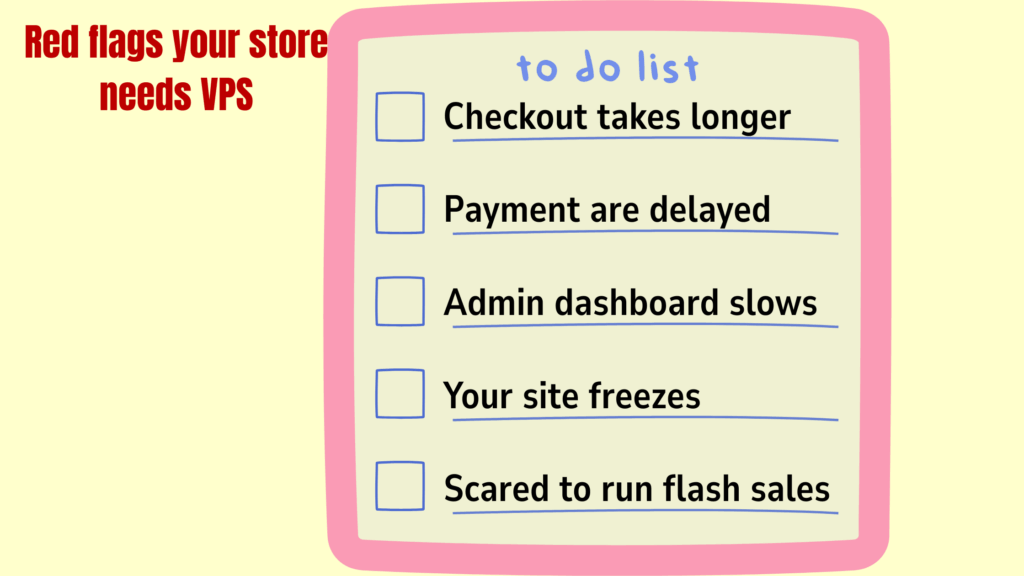 red flags your store needs ecommerce VPS