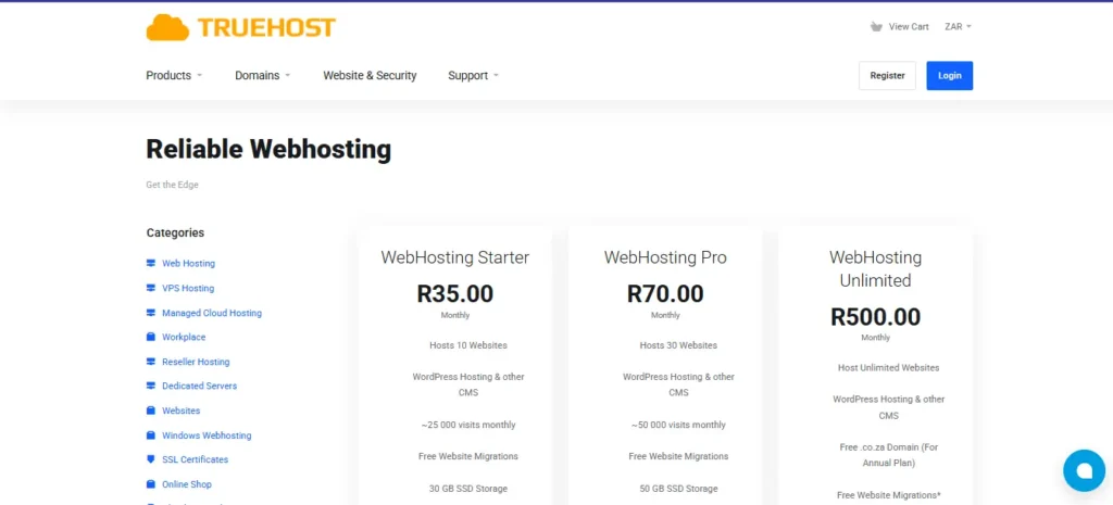 Truehost vps hosting for students