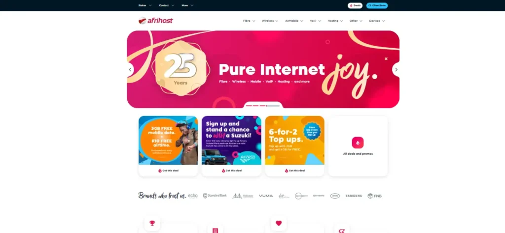 Best Web Hosting South Africa 2026 Comparison 3 afrihost