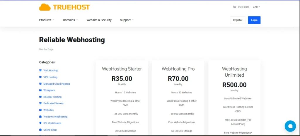 Is Your Host Load-Shedding Proof? 5 Reliable Hosting South Africa Providers with 99.9% Uptime 1 truehost is the most reliable hosting