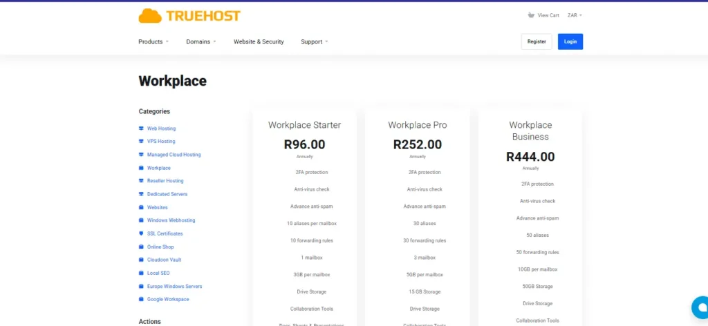 workplace professional.za email