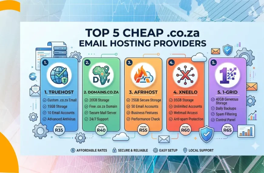 cheap .co.za email hosting provders