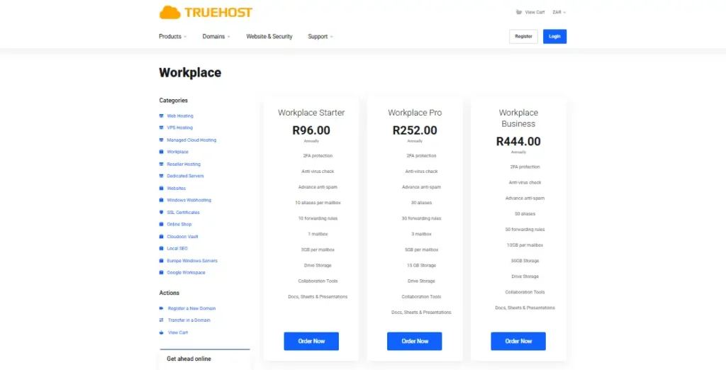 Best Email Hosting South Africa 2026: Why Truehost Workplace Beats xneelo and Afrihost
