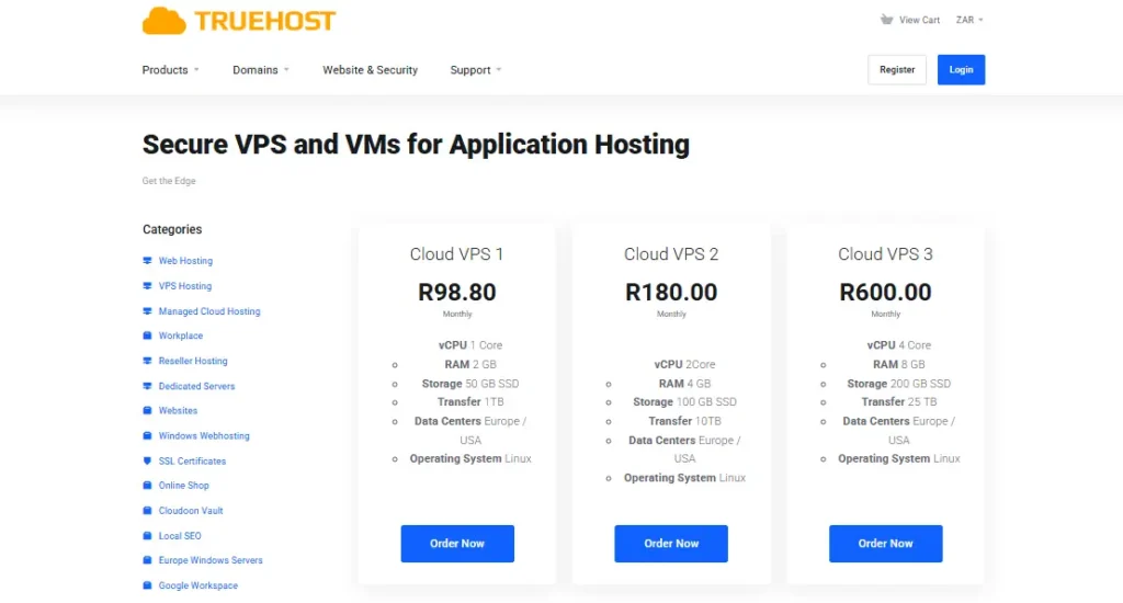 Truehost VPS