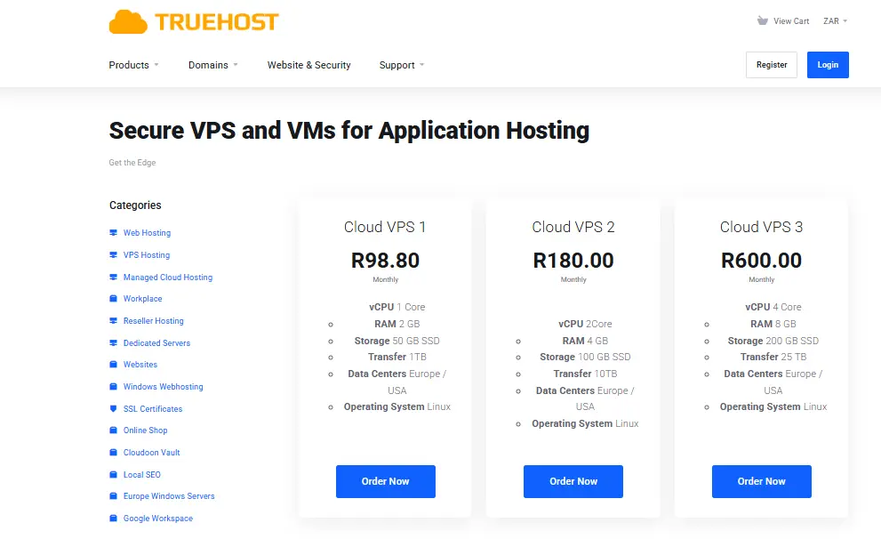 best VPS hosting South Africa