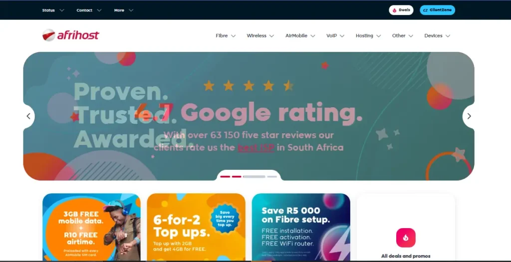 afrihost cloud hosting