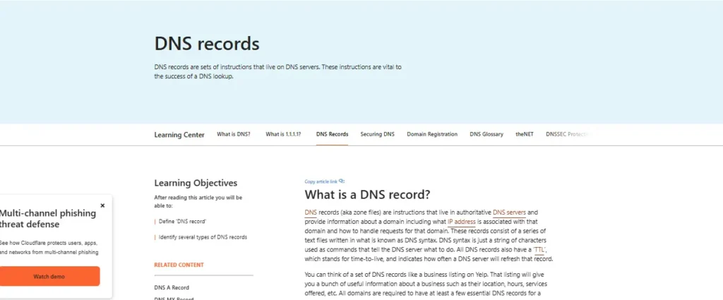 dns record