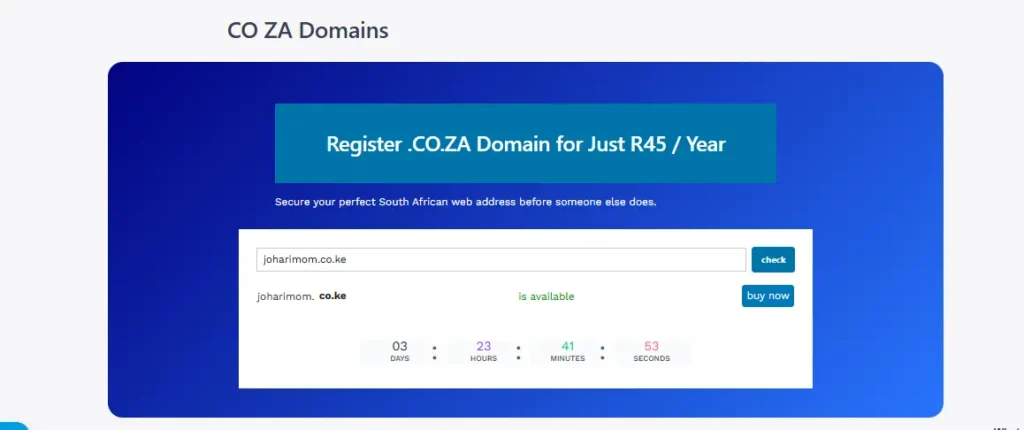 How to Register a .co.za&nbsp;Domain